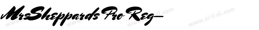 MrsSheppards Pro Reg字体转换 MrsSheppards Pro Reg字体转换